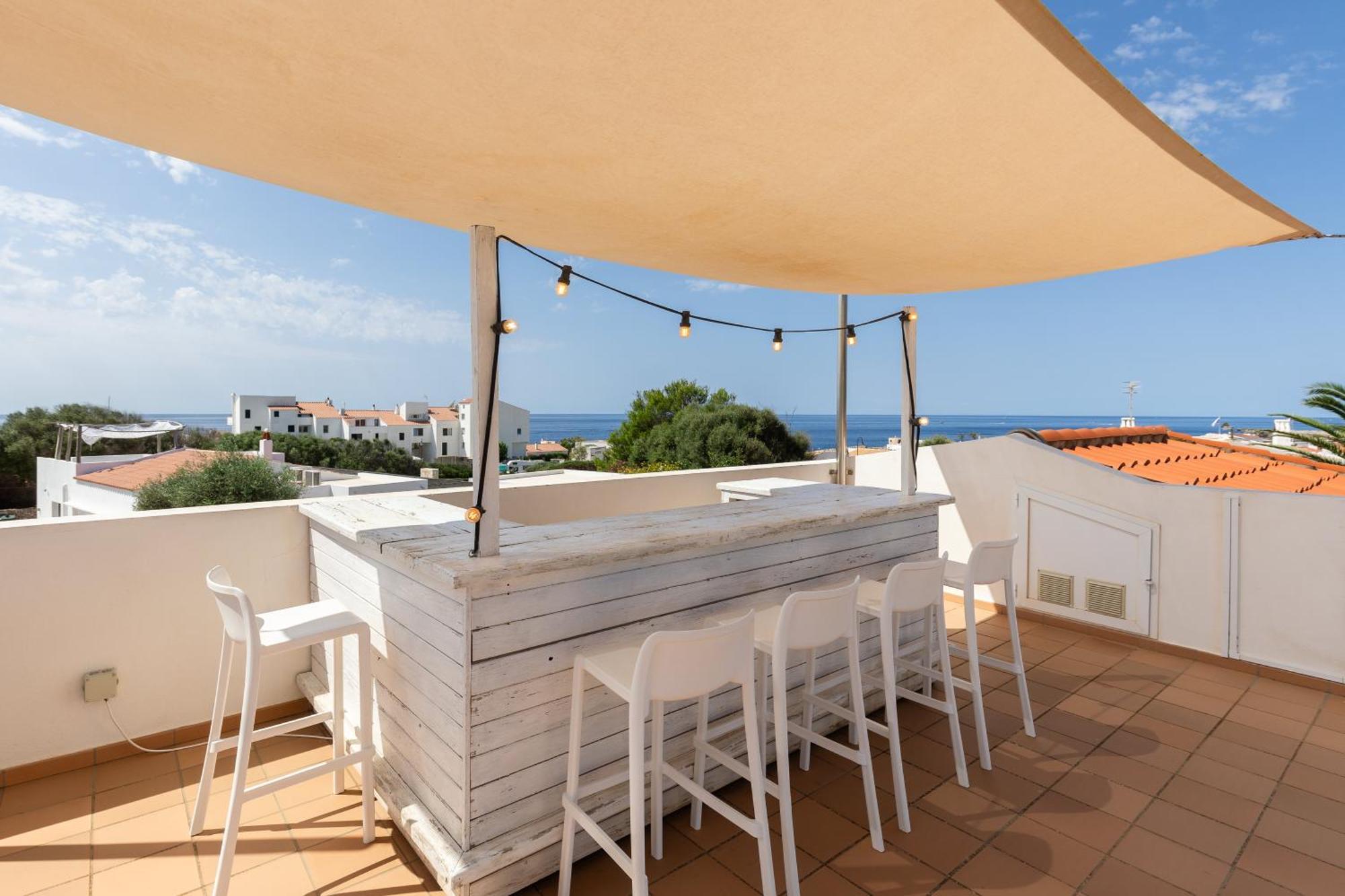 Villa Maravilla With Heatable Pool Rooftopbar With Sea Views And Range Rover Binibeca Exterior photo